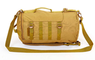 Рюкзак-сумка тактичний штурмової RECORD V-30л khaki TY-6010 - зображення 9