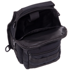Рюкзак тактический патрульный однолямочный сумка-слинг тактическая SILVER KNIGHT V-7 л black TY-098 - изображение 9