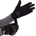 Тактические перчатки с закрытыми пальцами SILVER KNIGHT Размер L черный BC-7052 - изображение 2