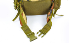 Рюкзак тактический рейдовый каркасный SILVER KNIGHT V-65л camouflage TY-065 - изображение 3