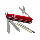 Нож Victorinox Classic SD Transparent Red (0.6223.TB1) - изображение 4