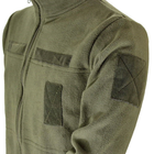 Куртка флисовая для военных цвет олива размер S 503 - изображение 3
