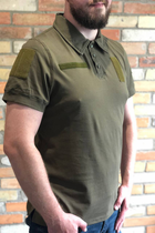 Тактическая HOT футболка поло coolmax M Зеленый (8035273) - изображение 3