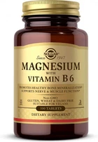 Магний с витамином Б6 Солгар / Solgar Magnesium with Vitamin B6 - 100 таблеток (599215)