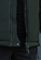 Куртка тактична зимова на блискавці з капюшоном XXL polk khaki - зображення 9