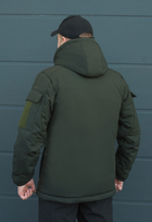 Куртка тактична зимова на блискавці з капюшоном M polk khaki - зображення 5