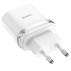 Мережевий зарядний пристрій Hoco 1xUSB QC3.0 18W зарядка для телефона C12Q Smart White (C12Q_W)