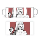 Чашка кружка Gee! Chainsaw Man Человек Бензопила Пауэр CM 02.18