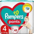 Підгузки-трусики Pampers Pants Розмір 4 Еластичні 48 штук 9-15 кг Зручні практичні