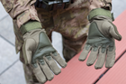 Тактичні рукавиці Oakley закриті повнопалі L олива - зображення 2