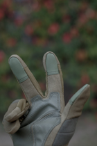 Тактичні рукавиці Bezet SMART Touch закриті повнопалі M Зелені - зображення 3