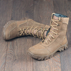 Берці зимові черевики тактичні чоловічі, туфлі тактичні чоловічі берці зимові, натуральна шкіра, розмір 41, Bounce ar. BL-HK-1041, колір хакі - зображення 6