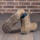 Берці зимові черевики тактичні чоловічі, туфлі тактичні чоловічі берці зимові, натуральна шкіра, розмір 45, Bounce ar. BL-HK-1045, колір хакі - зображення 5