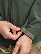 Тактична куртка утеплена Grifon Squad Soft Shell 1221132 54 Хакі (ROZ6400158937) - зображення 3