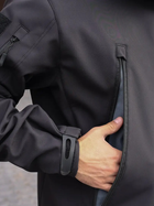 Тактическая куртка утепленная Grifon Squad Soft Shell 1220806 46 Черная (ROZ6400158939) - изображение 7