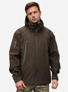 Тактична куртка утеплена Grifon Squad Soft Shell 1220809 52 Коричнева (ROZ6400158948) - зображення 1