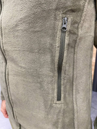 Флісова кофта чоловіча, фліска тактична захисна олива Bikatex розмір M - изображение 2