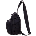 Рюкзак тактический (Сумка-слинг) с одной лямкой SILVER KNIGHT TY-098 7л Черный - изображение 4