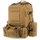 Рюкзак тактический, штурмовой военный с подсумками RECORD TY-7100 45л Хаки - изображение 1