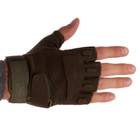 Тактичні рукавички з відкритими пальцями BLACKHAWK BC-4380 розмір L оливковий - зображення 3