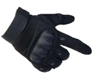 Перчатки тактические Primo Carbon полнопалые, сенсорные, размер L - Black Primo черный - изображение 2