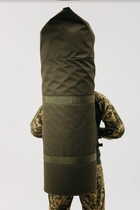 Тактичний військовий транспортний сумка-рюкзак 115 л баул Оліва - зображення 4