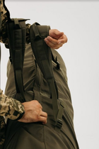 Тактичний військовий транспортний сумка-рюкзак 115 л баул Оліва - зображення 8