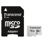 Карта памяти Transcend 16GB microSDHC class 10 UHS-I U1 (TS16GUSD300S-A) (160491)