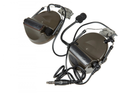 Навушники активні з комунікатором Z-Tactical Z152 CII Headset with Adapter for Helmets Olive - зображення 1