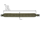 Пояс 8Fields Premium Padded Molle Combat Belt Multicam Size M - зображення 4