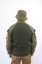 Рубашка мужская военная тактическая с липучками ВСУ (ЗСУ) Ubaks Убакс 20221853 8083 M 48 размер хаки TR_1343 - изображение 3