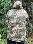 Куртка-бушлат военная мужская тактическая ВСУ (ЗСУ) Пиксель 8741 54 размер TR_3959 - изображение 3