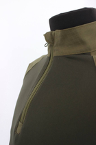 Рубашка мужская военная тактическая с липучками ВСУ (ЗСУ) Ubaks Убакс 20221853 8086 XXL 54 размер хаки TR_1343 - изображение 6