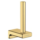 Держатель запасного рулона туалетной бумаги HANSGROHE AddStoris прямоугольный металлический золото 41756990