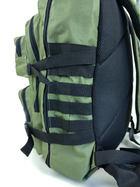 Рюкзак тактичний LeRoy Tactical військовий з кріпленням - molle, колір - олива (40л) - зображення 7