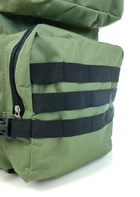 Рюкзак тактический военный крепление molle, цвет - олива (40л) - изображение 6