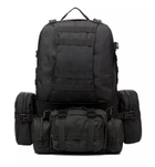 Рюкзак тактический с подсумками Eagle B08 55 литр Black (8142) - изображение 1
