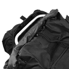 Похідний чоловічий рюкзак "A21 - Чорний" з чохлом, тактичний рюкзак 70л водонепроникний великий (1009431-Black) - зображення 5