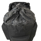 Похідний чоловічий рюкзак "A21 - Чорний" з чохлом, тактичний рюкзак 70л водонепроникний великий (1009431-Black) - зображення 7