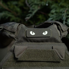 Шеврон на липучці М-Тас Cat Eyes Laser Cut Ranger Green/GID - зображення 5