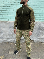 Військова форма Tactic, осінній теплий тактичний костюм (убакс на флісі + штані), мультикам 46 - зображення 1