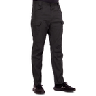 Качественные мужские тактические штаны брюки с карманами для города военные летние ZEPMA Черные (0370) М - изображение 1