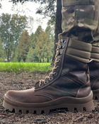 Берці зимові черевики тактичні чоловічі, туфлі тактичні чоловічі берці зимові, натуральна шкіра, розмір 40, Bounce ar. BЕ-ВА-1040, колір коричневий - зображення 5