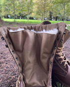 Берці зимові черевики тактичні чоловічі, туфлі тактичні чоловічі берці зимові, натуральна шкіра, розмір 43, Bounce ar. BЕ-ВА-1043, колір коричневий - зображення 3