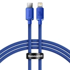 Кабель Baseus crystal shine series fast charging data cable USB Type C to Lightning 20W 1.2m blue (CAJY000203)