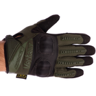Тактические перчатки с усиленым протектором , военные перчатки, перчатки многоцелевые Размер XL Оливковые BC-4923 - зображення 5