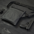 Тактическая кожаная сумка с кобурой черный / месенджер / слинг / мужская - изображение 3