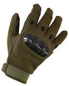 Рукавички тактичні KOMBAT UK Predator Tactical Gloves, койот, M-L - изображение 1