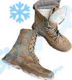 Берці зимові черевики тактичні чоловічі, туфлі тактичні чоловічі берці зимові, натуральна шкіра, розмір 40, Bounce ar. MO-TH-1440, колір койот - зображення 2