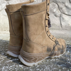 Берці зимові черевики тактичні чоловічі, туфлі тактичні чоловічі берці зимові, натуральна шкіра, розмір 41, Bounce ar. MO-TW-1241, колір койот - зображення 5